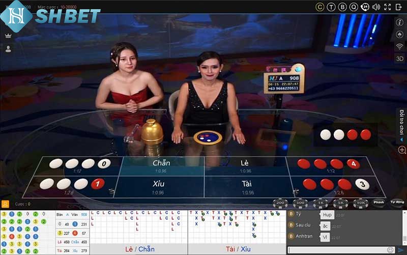Luật chơi cá cược xóc đĩa tại Shbet